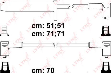 LYNXauto SPC3016 - Комплект запалителеи кабели vvparts.bg