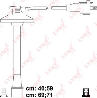 LYNXauto SPC7543 - Комплект запалителеи кабели vvparts.bg