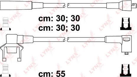 LYNXauto SPC7808 - Комплект запалителеи кабели vvparts.bg