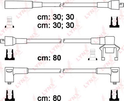 LYNXauto SPC7803 - Комплект запалителеи кабели vvparts.bg