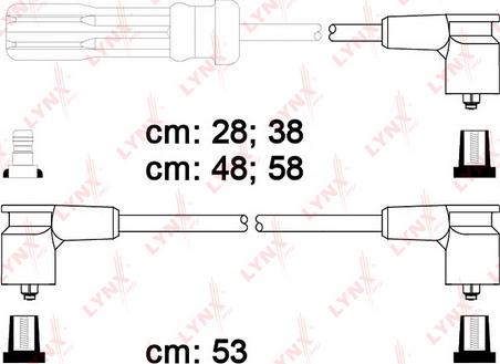 LYNXauto SPC7813 - Комплект запалителеи кабели vvparts.bg