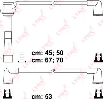 LYNXauto SPC7308 - Комплект запалителеи кабели vvparts.bg