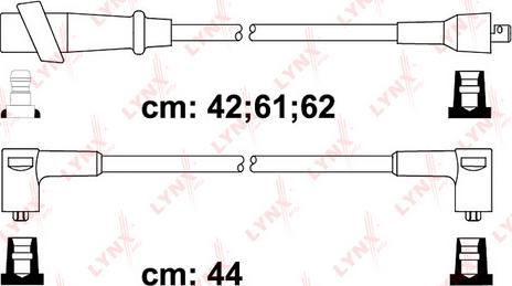 LYNXauto SPC7307 - Комплект запалителеи кабели vvparts.bg