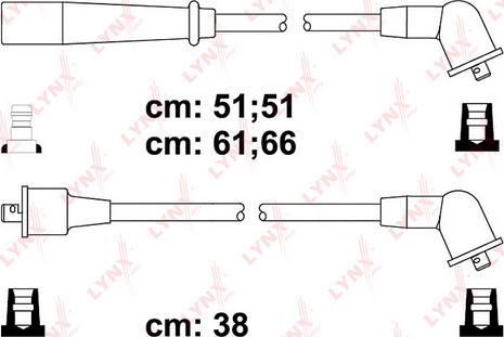 LYNXauto SPC7311 - Комплект запалителеи кабели vvparts.bg