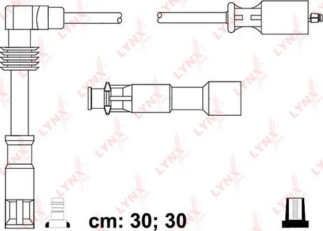 LYNXauto SPE8030 - Комплект запалителеи кабели vvparts.bg