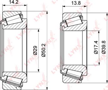 LYNXauto WB-1275 - Комплект колесен лагер vvparts.bg