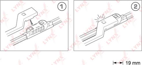 LYNXauto XF6550P - Перо на чистачка vvparts.bg