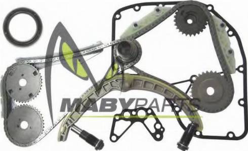 Mabyparts KTC00123A - Комплект ангренажна верига vvparts.bg