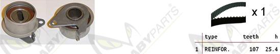 Mabyparts OBK010495 - Комплект ангренажен ремък vvparts.bg