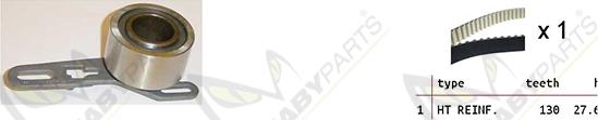 Mabyparts OBK010245 - Комплект ангренажен ремък vvparts.bg