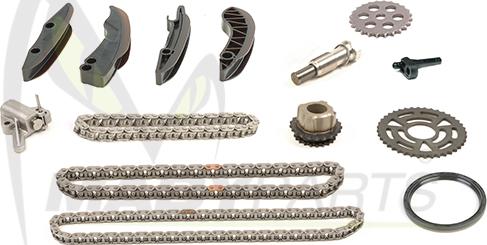 Mabyparts OTK039143 - Комплект ангренажна верига vvparts.bg