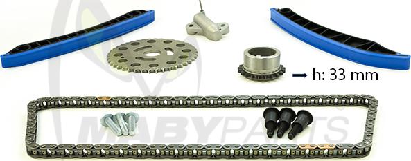 Mabyparts OTK030115 - Комплект ангренажна верига vvparts.bg