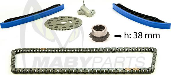 Mabyparts OTK032115 - Комплект ангренажна верига vvparts.bg