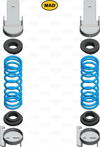 MADDVSE HV-196220 - Комплект за ходовата част, пружини vvparts.bg