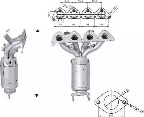 Magnaflow 64111 - Катализатор vvparts.bg