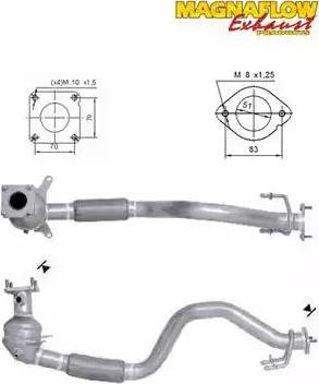 Magnaflow 68804 - Катализатор vvparts.bg