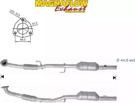 Magnaflow 68813 - Катализатор vvparts.bg