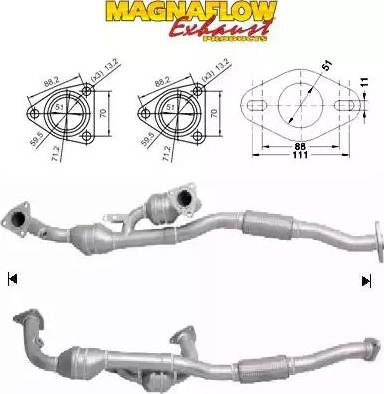 Magnaflow 85617 - Катализатор vvparts.bg