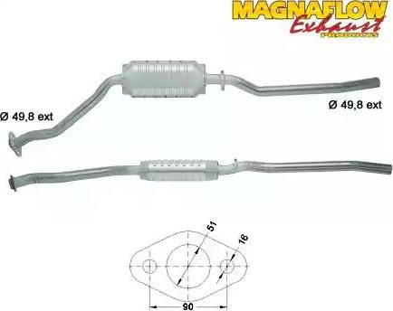 Magnaflow 85824 - Катализатор vvparts.bg