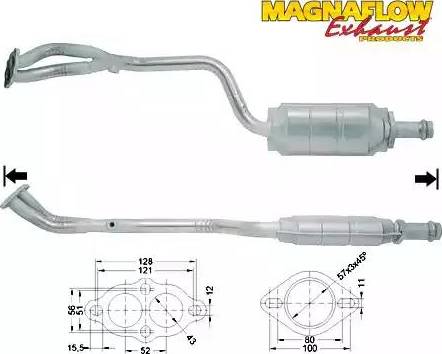 Magnaflow 80060 - Катализатор vvparts.bg