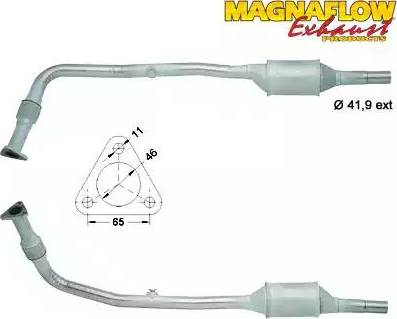 Magnaflow 87008 - Катализатор vvparts.bg