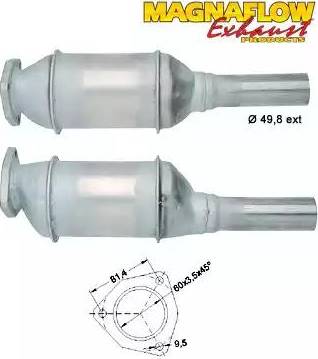 Magnaflow 87022 - Катализатор vvparts.bg