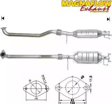 Magnaflow 74503 - Катализатор vvparts.bg