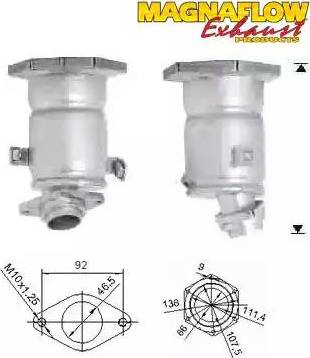 Magnaflow 75601 - Катализатор vvparts.bg