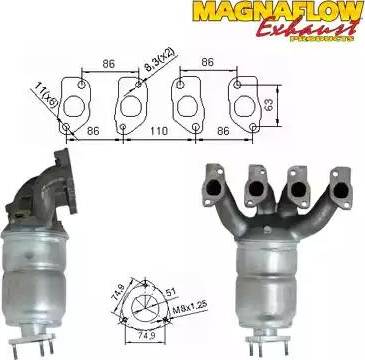 Magnaflow 75809 - Катализатор vvparts.bg