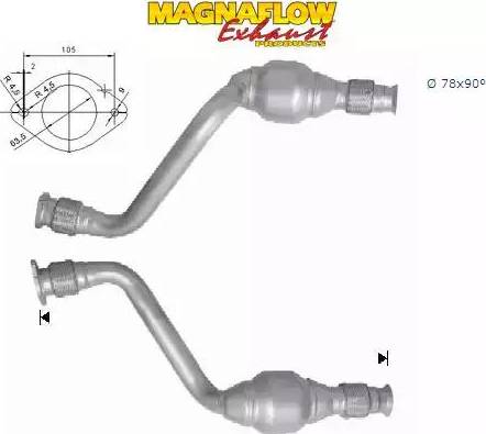 Magnaflow 76358D - Катализатор vvparts.bg