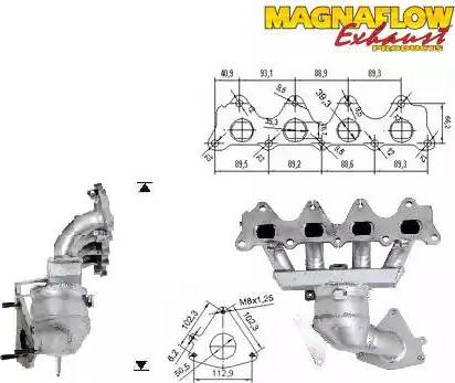 Magnaflow 76333 - Катализатор vvparts.bg