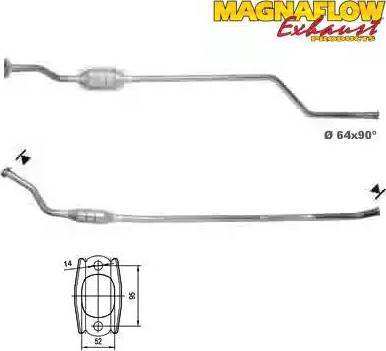 Magnaflow 70904D - Катализатор vvparts.bg