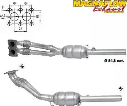 Magnaflow 70209 - Катализатор vvparts.bg