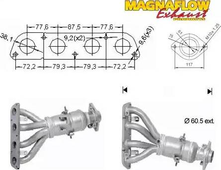 Magnaflow 78025 - Катализатор vvparts.bg