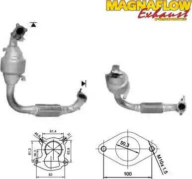 Magnaflow 72503D - Катализатор vvparts.bg