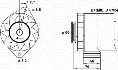 Magneti Marelli 944356679010 - Генератор vvparts.bg