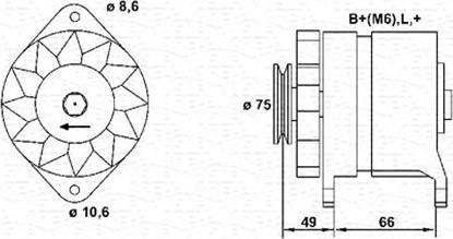 Magneti Marelli 944356106010 - Генератор vvparts.bg