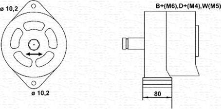 Magneti Marelli 944356231010 - Генератор vvparts.bg