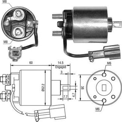 Magneti Marelli 940113050401 - Магнитен превключвател, стартер vvparts.bg