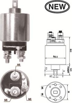 Magneti Marelli 940113050544 - Магнитен превключвател, стартер vvparts.bg