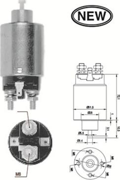 Magneti Marelli 940113050566 - Магнитен превключвател, стартер vvparts.bg