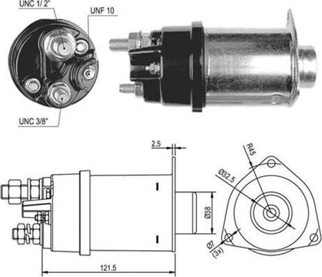 Magneti Marelli 940113050509 - Магнитен превключвател, стартер vvparts.bg