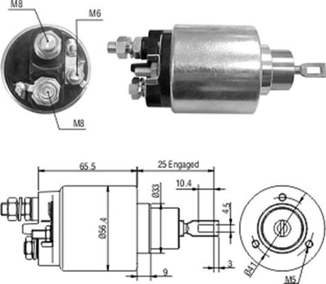 Magneti Marelli 940113050052 - Магнитен превключвател, стартер vvparts.bg