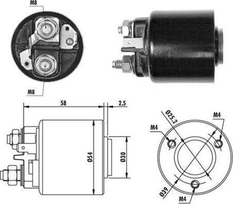 Magneti Marelli 940113050060 - Магнитен превключвател, стартер vvparts.bg