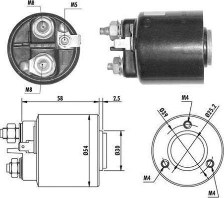 Magneti Marelli 940113050061 - Магнитен превключвател, стартер vvparts.bg