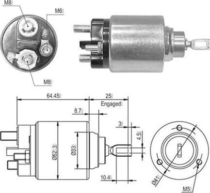 Magneti Marelli 940113050010 - Магнитен превключвател, стартер vvparts.bg