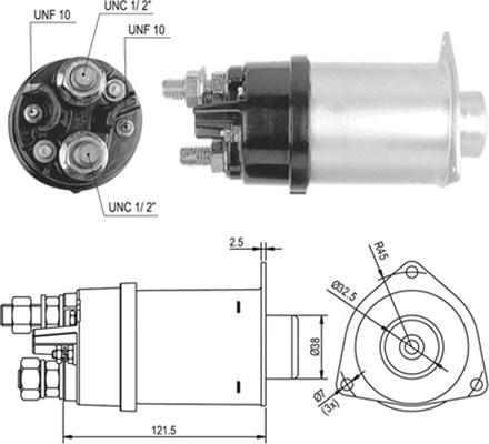 Magneti Marelli 940113050034 - Магнитен превключвател, стартер vvparts.bg