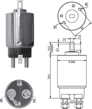 Magneti Marelli 940113050350 - Магнитен превключвател, стартер vvparts.bg