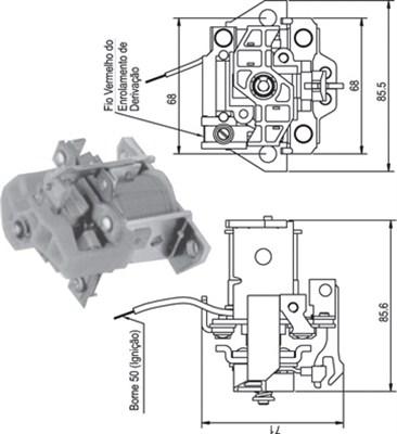 Magneti Marelli 940113050336 - Магнитен превключвател, стартер vvparts.bg