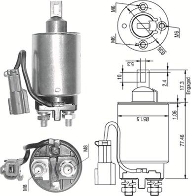 Magneti Marelli 940113050292 - Магнитен превключвател, стартер vvparts.bg